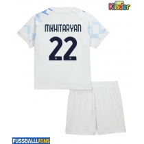 Inter Milan Henrikh Mkhitaryan #22 Auswärts Trikotsatz Kinder 2025-26 Kurzarm (+ Kurze Hosen)